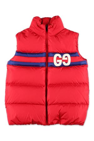 red fabric gilet GUCCI KIDS | 791213XWA106429